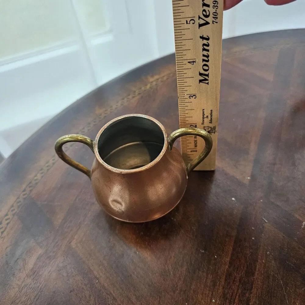 Vintage 1950s/60s Copper & Brass Vessel – Made in Japan